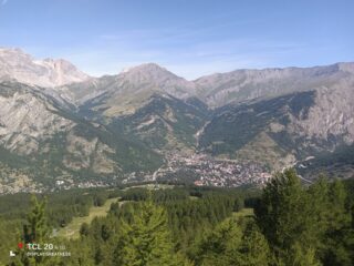 Panorama da punta Colomion.