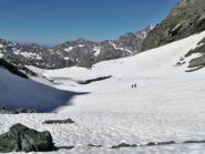 ...pian delle Cascine, ancora in basso rispetto alle cime della giornata.