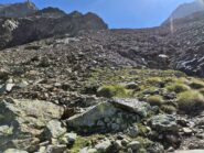 inizio della pietraia