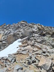 La cresta Sud di discesa
