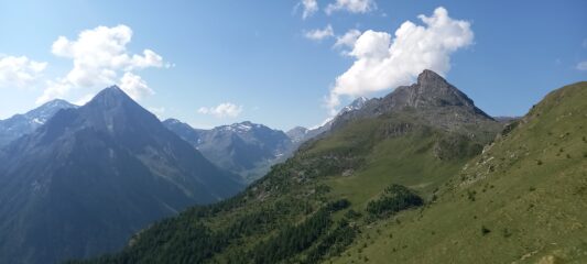 La Tersiva dietro la Pointe de Plan Ruè