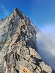Verso la seconda parte di cresta dopo il Triangolo