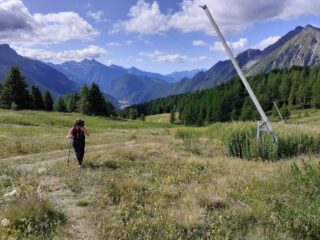 Si sale sul sentiero. 