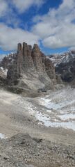 Torri e rifugio Re Alberto, salendo al rifugio Santner