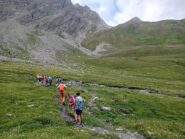il vallone verso il Colle Sapin