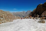 nevaio verso il colle Mercantour