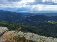 Il panorama dalle Rocche Rosse