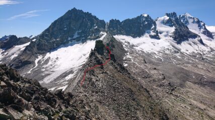 Il traverso per la Torre del Neyron