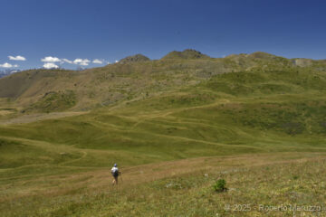 Discesa verso il col Bourget 