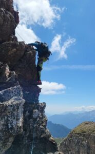 Il passo di III° per gli ultimi metri del dente Centrale