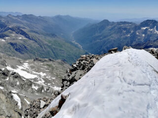 dalla cima... laggiù la val Grande di Lanzo