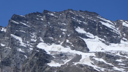 Versante Nord Levanna centrale; in centro la cresta Sella che è stata salita pochi gg orsono