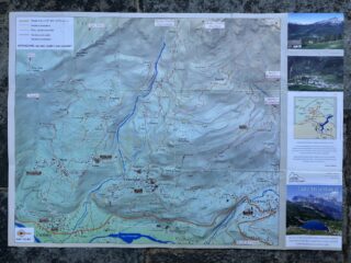 Carta dei sentieri di Cravegna