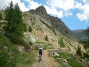 un tratto agevole della salita