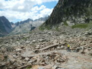 il tratto della rotabile lastricata