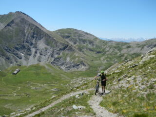ultimo tratto per il Colle dell'Albergian