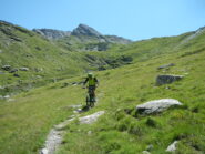 discesa nel Vallone dell'Albergian