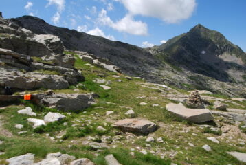 La cresta dal M. Rosso al M. Mars vista dal Colle della Barma