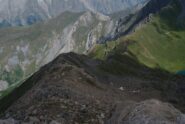 Dalla vetta vista sui Monti de la Saxe
