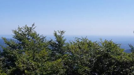 Panorama dalla vetta, commentato da Beppe