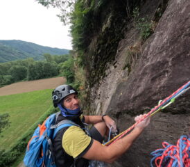 Via Gioblo, Jgor alla sosta S1