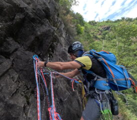 Via Gioblo, Jgor alla sosta S2