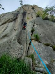 Il secondo tiro di 6b, bello