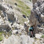 Discesa dal canalino