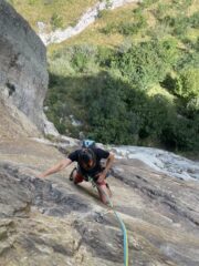 fine del traverso del secondo tiro