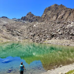Rocca Rossa e Pic d'Asti dal Lac d'Asti