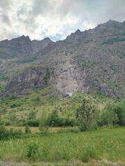 La parete con il caratteristico nevaio