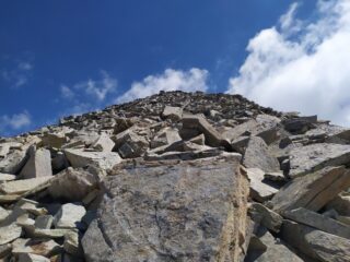 Ultima parte cresta sud-ovest