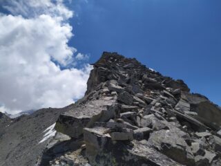Cresta ovest ultimi 50 metri
