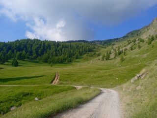 Il Vallone per la Cima Ventosa 