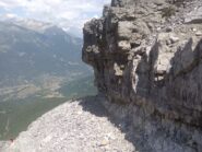 Sul sentiero che dal Rocher conduce al passo dell'Orso.