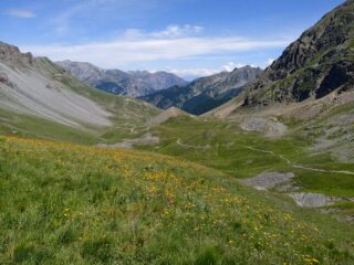 Discesa dal Vallone di Ferrere 