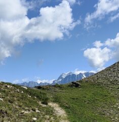 Arrivo al colle 