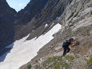 Quello che resta del nevaio 
