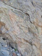 la partenza di L1, si traversa a dx all'altezza del nut