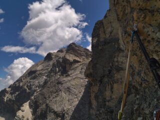 Panorama dalla sosta del 5 tiro