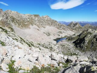 Lago e Rocca del Ciamp scendendo