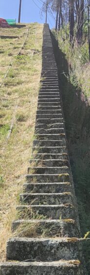 Piccolo diversivo scalinata alla Rocky!