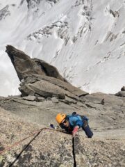 Matteo in uscita dalla fessura