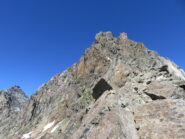 Verso la parte sommitale più ripida