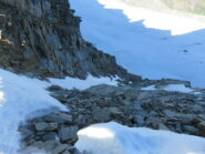 Il canale dalla sella del Mulinet