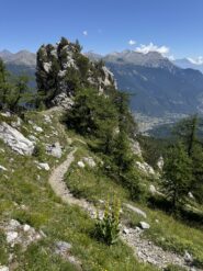 Avrebbe dovuto essere Guglia d’Arbour, ma ahimè no – però è stato pranzo veg al Rifugio Diego Rey, che male non è stato.