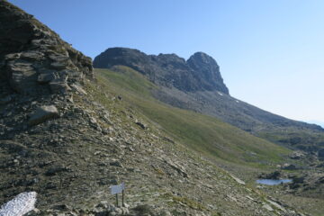 il Mont Avic dal Colle di Raye Chevrere