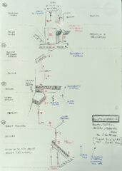 Disegno della via con ciò che abbiamo trovato noi.