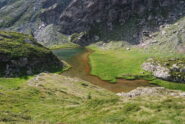 Il nascosto Lac Mulere salendo al Col Laris