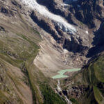 il ghiacciao del Lys 25 anni riempiva quasi tutto il lago